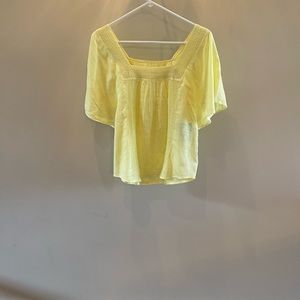Lucky Brand Yellow Top